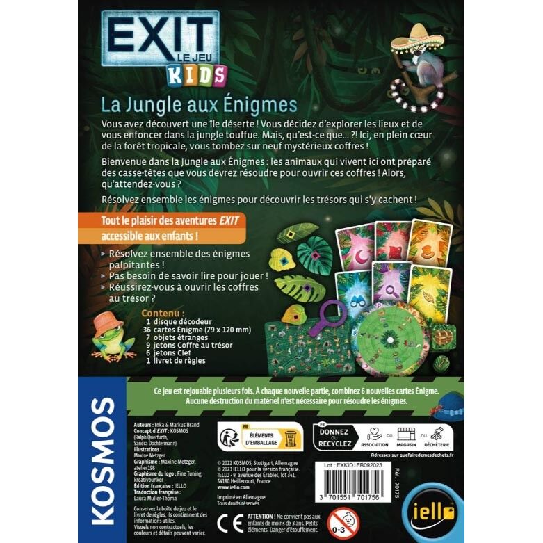 Exit Kids - La Jungle aux Enigmes