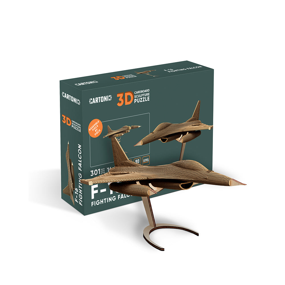 CARTONIC® – F-16 Fighting Falcon - Modèle 3D en carton