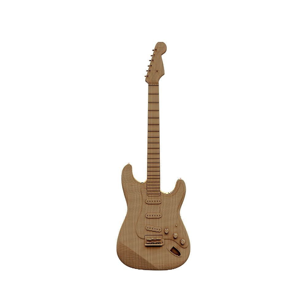 CARTONIC® – Guitar - Modèle 3D en carton