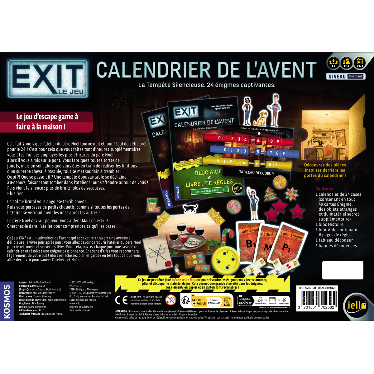 Exit - Calendrier de l'Avent : La Tempête Silencieuse (Livraison prévue fin Septembre 2024)