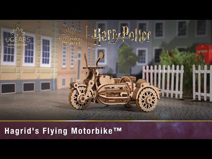 UGears Harry Potter - Moto volante de Hagrid™ avec sidecar