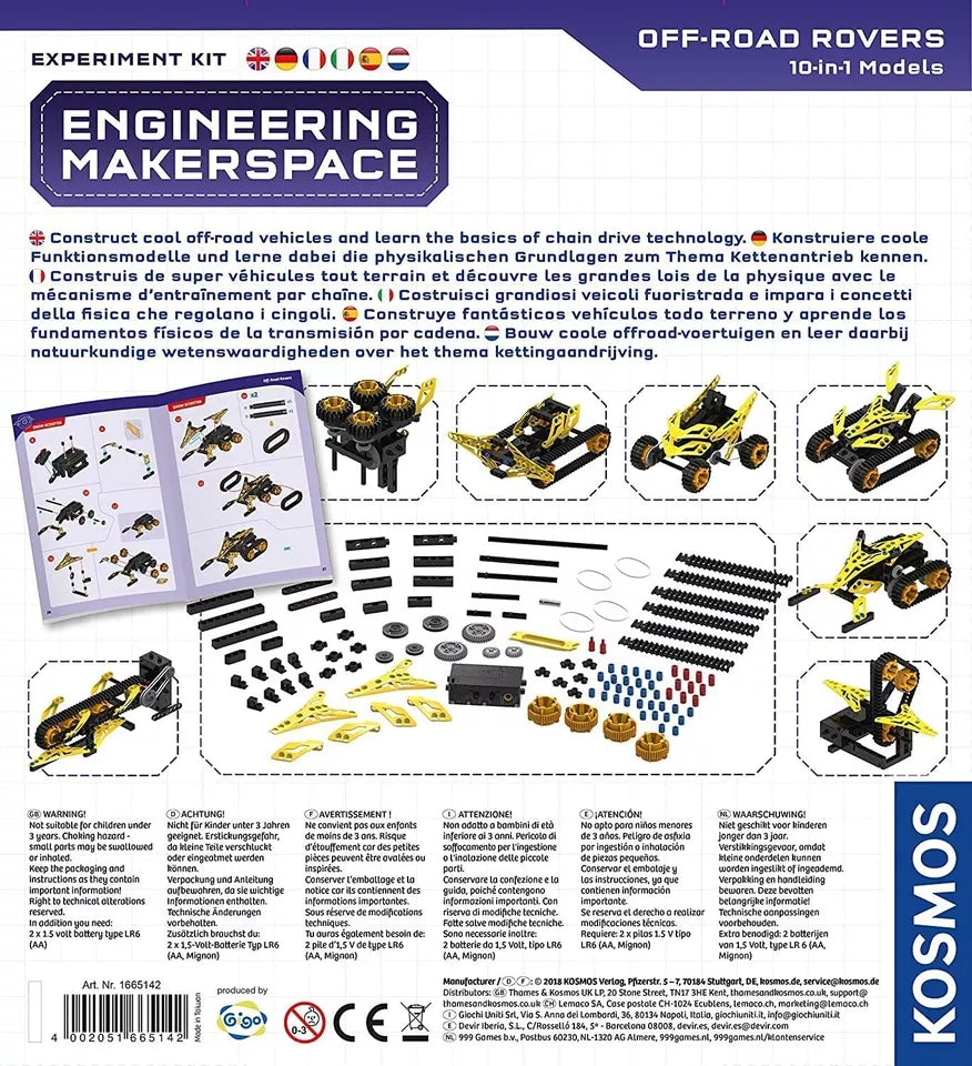 Kosmos - Engineering Makerspace - OFF-ROAD ROVERS 10-in-1 Models