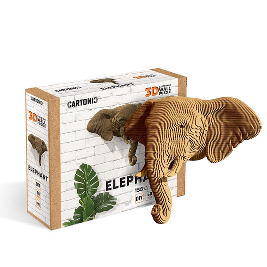 CARTONIC® – Eléphant - Modèle 3D en carton